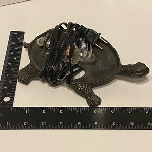 Turtle lamp without globe. Replacement. Metal